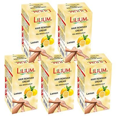 Lilium Lemon Hair Removal Cream 40g Pack of 5