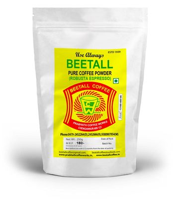 Beatall Robusta Espresso Coffee Powder for Moka Pot - 500 gm