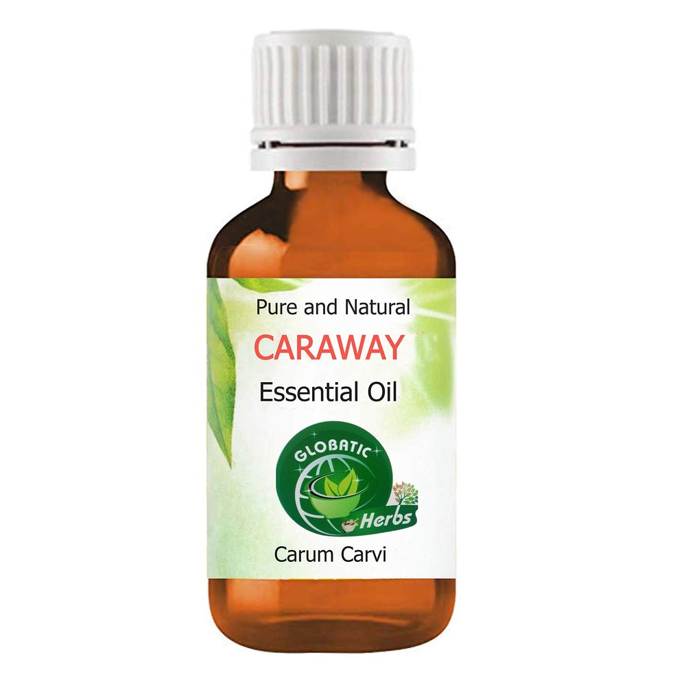 Globatic Herbs CARAWAY Essential Oil 15ml (Cananga Odorata) Organic, Undiluted, Aromatherapy & 100% Therapeutic Grade