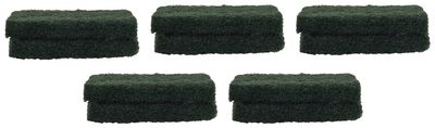 Brite Guard Polyester Multipurpose Scrub Pad (Green, 10-Piece)