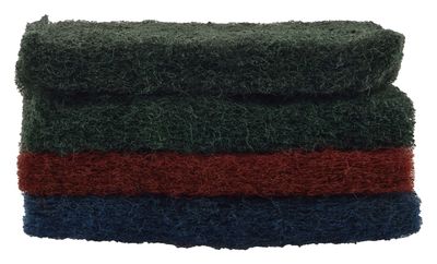 Brite Guard Polyester Multipurpose Scrub Pad (Multi-Color, 60-Piece)