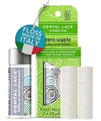 Dental Lace Refillable Floss (Gray) 66 Yds