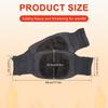 1 Pair(2PCS) Unisex Adults Wool Winter Warming Knee Pads- Thciken Sponge Padding Sleeves Knee Brace Support Guards Protector(Grey) view 2
