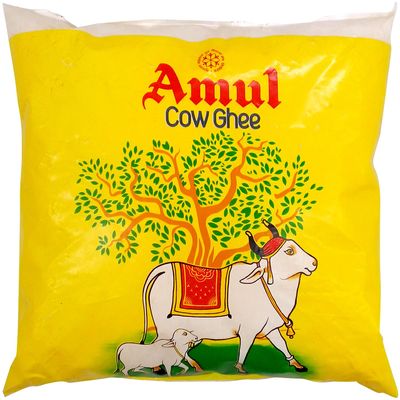 Amul Ghee - Cow, 500ml Pouch