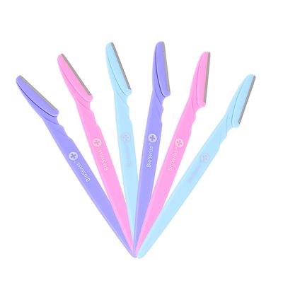 Bio Swiss Eyebrow razor | Bikini Line Trimmer | Double Pack 6 Total | Stainless Steel