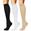 CHARMKING Compression Socks (3 Pairs) 15-20 mmHg is Best Athletic & Medical for Men & Women, Running, Flight, Travel, Nurses, Edema - Boost Performance, Blood Circulation & Recovery (S/M, Assorted 02) view 1