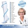 CHARMKING Compression Socks (3 Pairs) 15-20 mmHg is Best Athletic & Medical for Men & Women, Running, Flight, Travel, Nurses, Edema - Boost Performance, Blood Circulation & Recovery (S/M, White) view 4