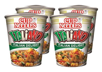 Nissin Cup Noodles Italiano, 70G (Pack of 4)