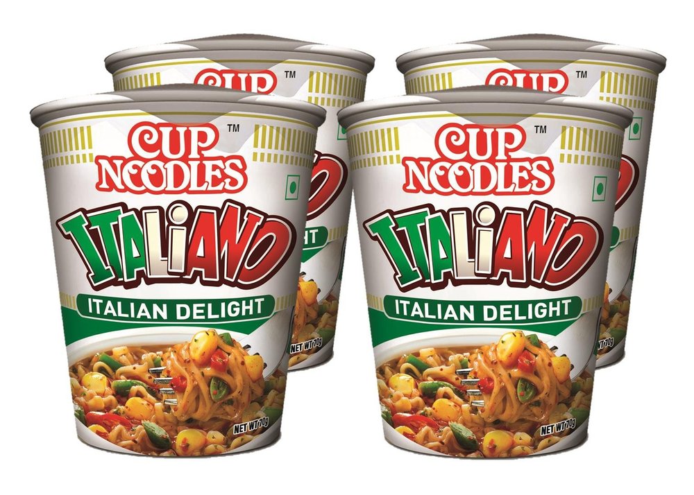 Nissin Cup Noodles Italiano, 70G (Pack of 4)