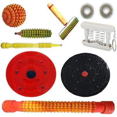 AC5 Tummy Trimmer Twister Disc & Acupressure Reliefmat Blood Circulation Magnetic Massager Complete Combo Kit