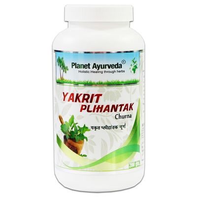 Planet Ayurveda Yakrit Plihantak Churna - 200 Gm, Natural Liver Detox Supplement, Ayurvedic Formula Beneficial for Fatty Liver, Liver Disease