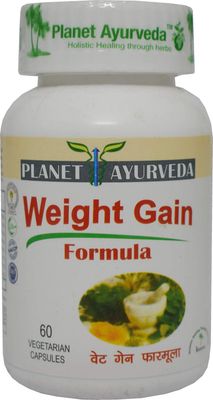 Planet Ayurveda Weight Gain formula Capsules, 60 Capsules, Natural Solution to Increase Weight