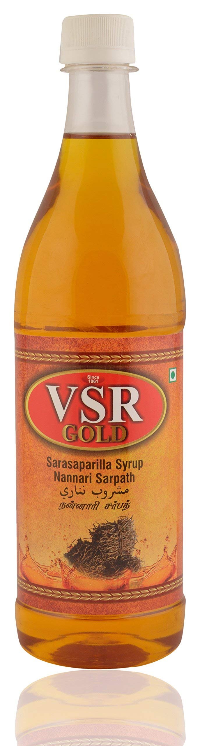 V.S.R Sarasaparilla Nannari Syrup, 700 ml (Pack of 6)