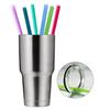 Botrove 12 Inch Extra Long Reusable Silicone Straight Straws for Extra Tall Tumbler 40 OZ Hydro Flask,32 OZ Blender Bottle Nutribullet, Nutri Ninja Cups view 4