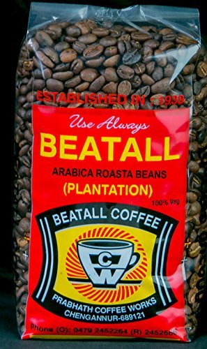 Beatall Coffee Arabica Dark Roasted Coffee Beans - 500 gm