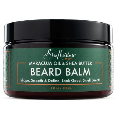 Shea Moisture Mens Beard Balm, All Natural ingredients, Made With Maracuja Infused Shea Butter.