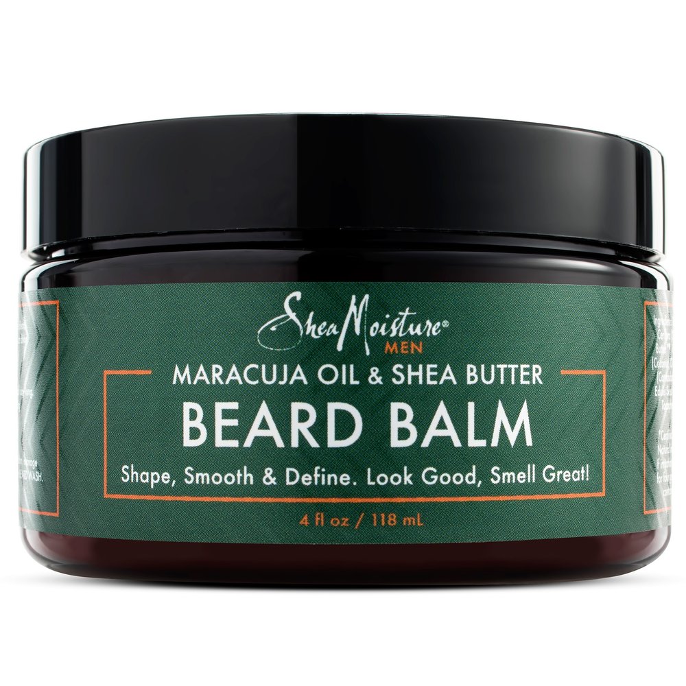 Shea Moisture Mens Beard Balm, All Natural ingredients, Made With Maracuja Infused Shea Butter.