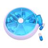 Glive's Medicine Storage Box Pill Organizer (2, Round Roting 7 Slots) view 1