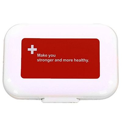 Glive's Medicine Storage Box Pill Organizer (2, 8 Slots Box)