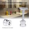 Anself Men's Shaving Razor Stand Holder Aluminum Alloy Safety Razor Base Stand view 3