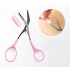 erioctry 2PCS Eyebrow Trimmer Scissors With Comb Lady Woman Men Hair Removal Grooming Shaping view 2