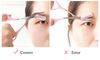 erioctry 2PCS Eyebrow Trimmer Scissors With Comb Lady Woman Men Hair Removal Grooming Shaping view 4