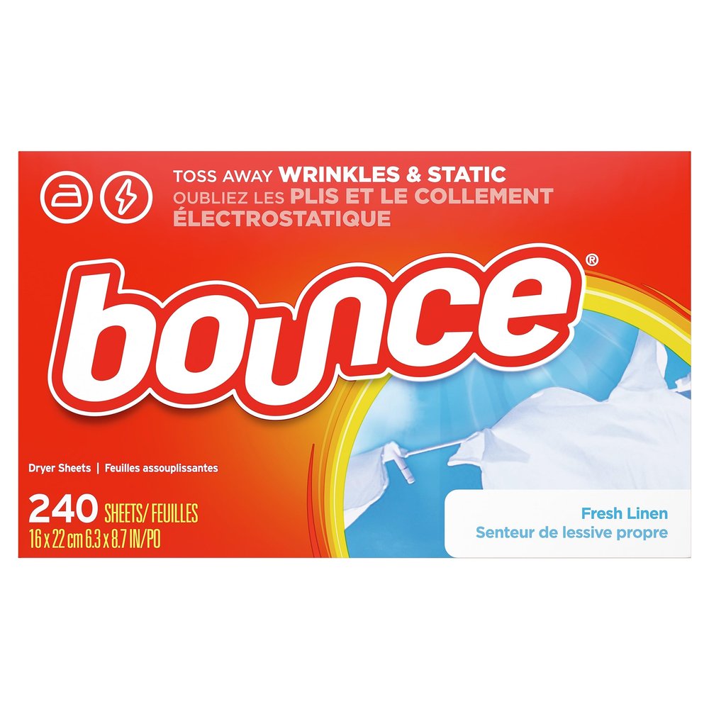 Bounce Fresh Linen Dryer Sheets 240 ct (Fresh Linen, 240 ct)