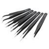 6Pcs Safe Anti-static Tweezers Maintenance Repair Nippers Forceps Tools Kit ESD10-15 view 3