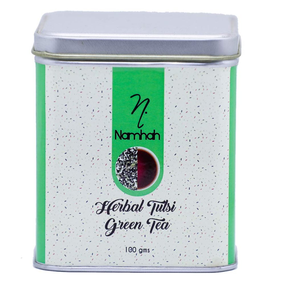 Namhah Herbal Tulsi Green Tea | Natural Herbal Tea | Natural Tulsi Tea | Loose Leaf Tea