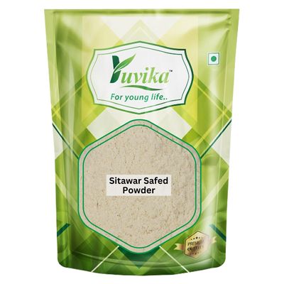 YUVIKA Sitawar Safed Powder - Sitavri Safed - Asparagus racemosus Willd 400 Grams