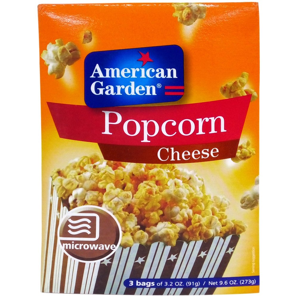 American Garden Popcorn - Cheese, 273g Carton