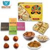 BOGATCHI Combo of Soan Papdi, Chocolates and Dry Fruits - Almonds, Raisins, Cashew - Best Gift Combo view 1