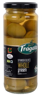 Fragata Plain Green Olives 340g- Queen