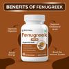 Biotrex Fenugreek - Improves Cholesterol Levels, 1000mg (60 Capsules), nutritional supplement, multivitamins, vitamin capsules, for men, women and adults, best health supplements view 4