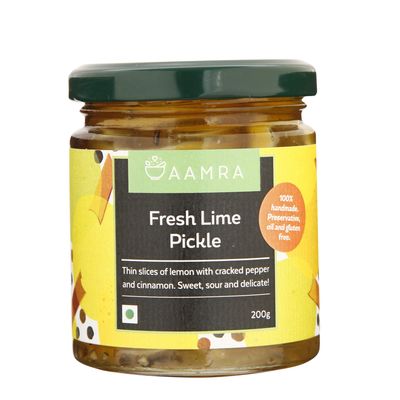 Aamra Homemade Fresh Lime Pickle- 200 Grams