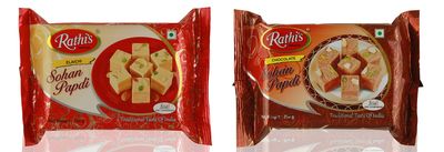 Rathi's Sohan Papdi, 500 Grams (Pack of 2, Sohan Papdi_Chocolate+Elaichi_250gm)