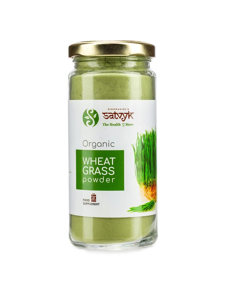 S Siddhagiri's SATVYK THE HEALTH re STORE Natural Ayurvedic Powder - 100gms (Wheatgrass Powder)