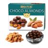 BOGATCHI Chocolate Coated Almonds, Rich White Milk Chocolate Coated Almonds with Blue or Pink Colors, 100g view 1