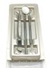 ADDLER DENTAL DIAGNOSTIC PMT KIT PREMIUM EXPLORER, MOUTH MIRROR, TWEEZER view 1