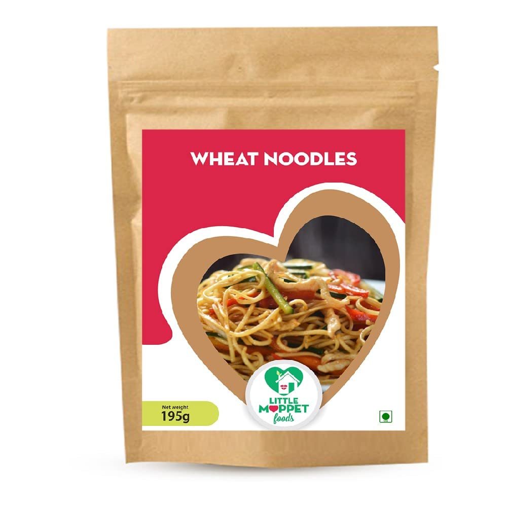 Little Moppet Foods Noodles - (Wheat Noodles), Preservative Free, 195 Gram