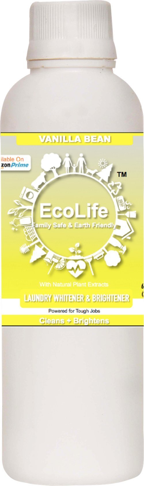 CERO  ECOLIFE 100% Natural Laundry Whitener Brightener, Vanilla Bean (200ml)