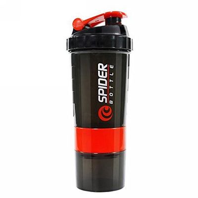CP Bigbasket Sport Gym Protein Powder Drink Shaker Plastic Mixer Cup Bottle (1PC, 500ML)