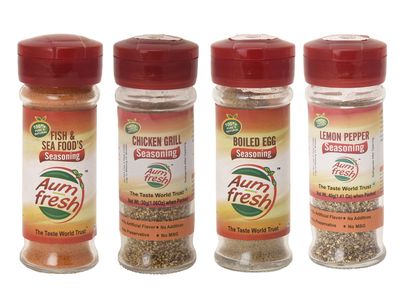 Aum Fresh Combo of 4 for Non Veg Lovers - Fish & Sea Foods, Chicken Grill, Boiled Eggs, Lemon Pepper