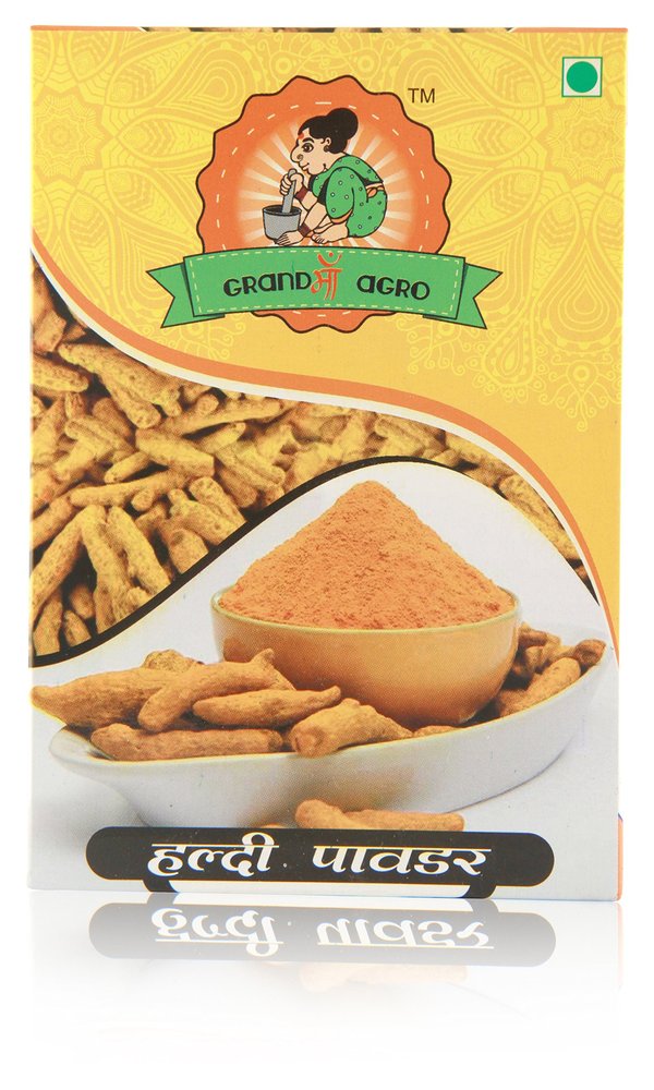 Grandma Agro Turmeric Powder (Haldi Powder), 500 Grams (250g+ 250g) (Pack of 2)