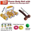 Perfect Magnets ACU Therapy Power Body Roll for Body Massage and Total Pain Relief with Acupressure Health Care Products view 1
