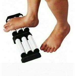 PERFECT MAGNETS Acupressure N Massager Spiked Double Foot Roller for Pain Relief and Total Health (Multicolour)