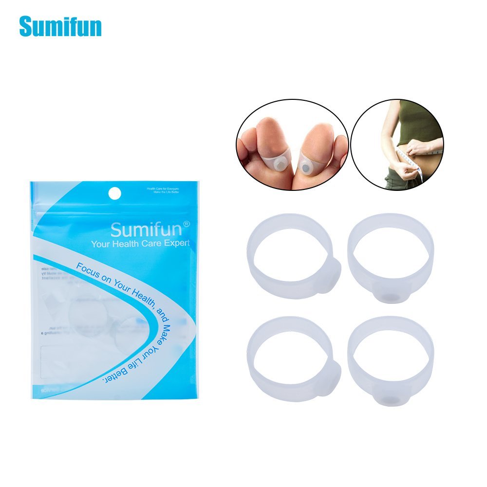 6Pcs Slimming Lose Weight Fashion Women Foot Care Tool Silicone Magnetic Massage Foot Toe Ring Keep Fit Foot Massager C181