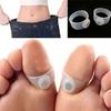 1Pair Slimming Lose Weight Care Tool Silicone Magnetic Massage Foot Toe Ring view 1