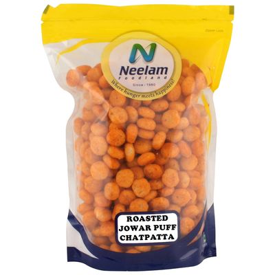 Neelam Foodland Roasted JAWAR Puff CHATPATTA, 400g
