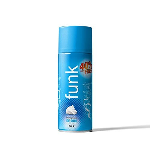 Funk Shaving Foam Sensitive Skin for Men, Refreshing Shaving Foam 420 Gram(Ice Cool)